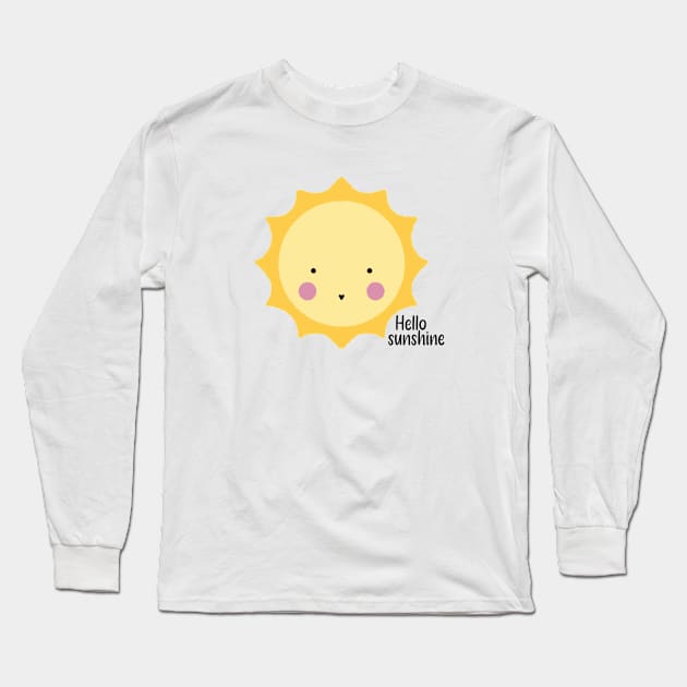 Hello sunshine Long Sleeve T-Shirt by LetsOverThinkIt